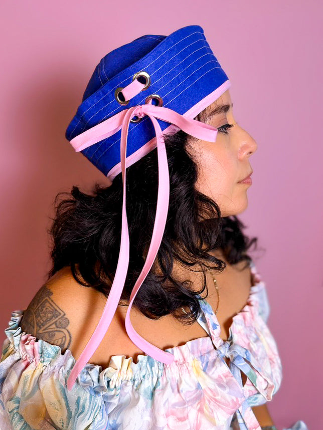 Blue Sailor Hat