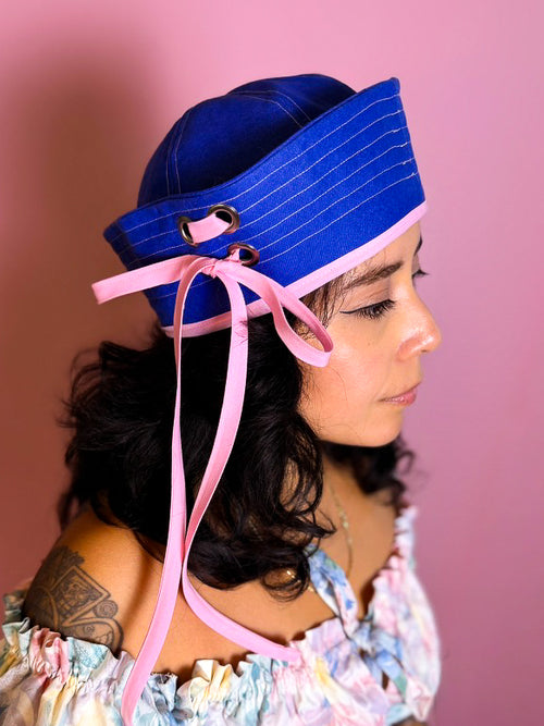 Blue Sailor Hat