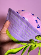 Pink Purple Green Sailor Hat