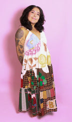 Maxi Vintage Fabric Dress