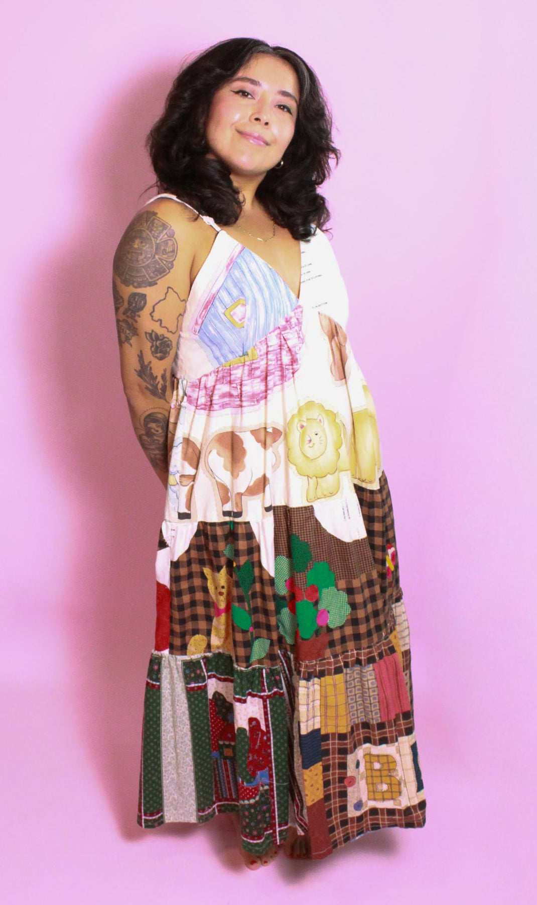 Maxi Vintage Fabric Dress