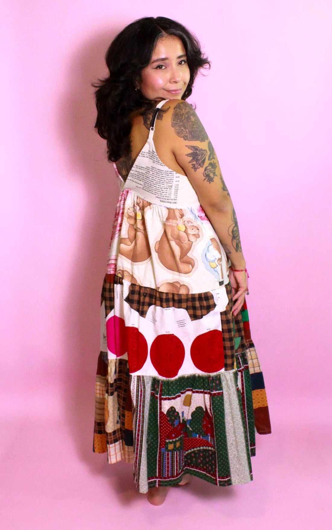 Maxi Vintage Fabric Dress