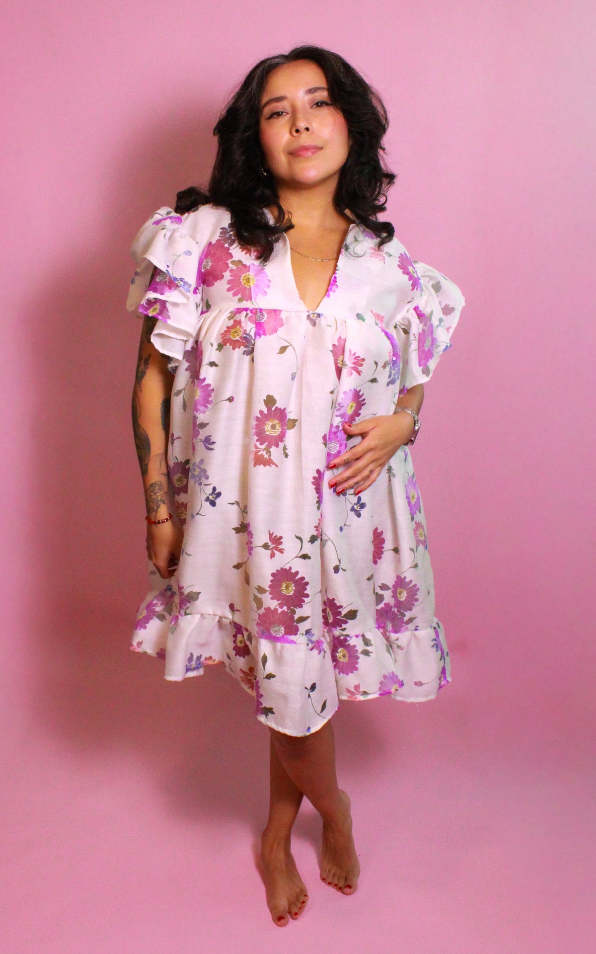 Midi Floral Dress