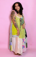 Maxi Tiered Scrap Dress