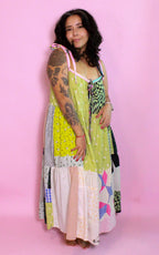 Maxi Tiered Scrap Dress