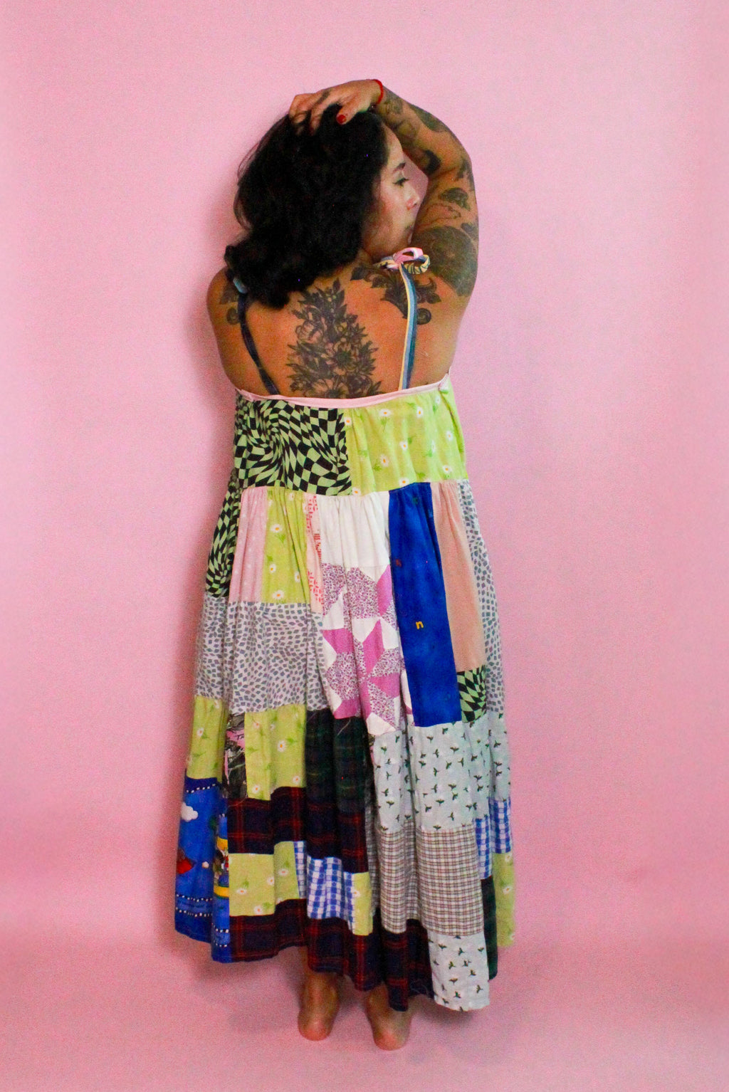 Maxi Tiered Scrap Dress
