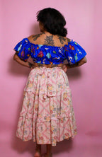 Pink Floral Skirt