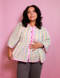 Pastel Peplum Top