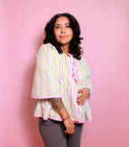Pastel Peplum Top