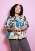 Decorative Peplum Top