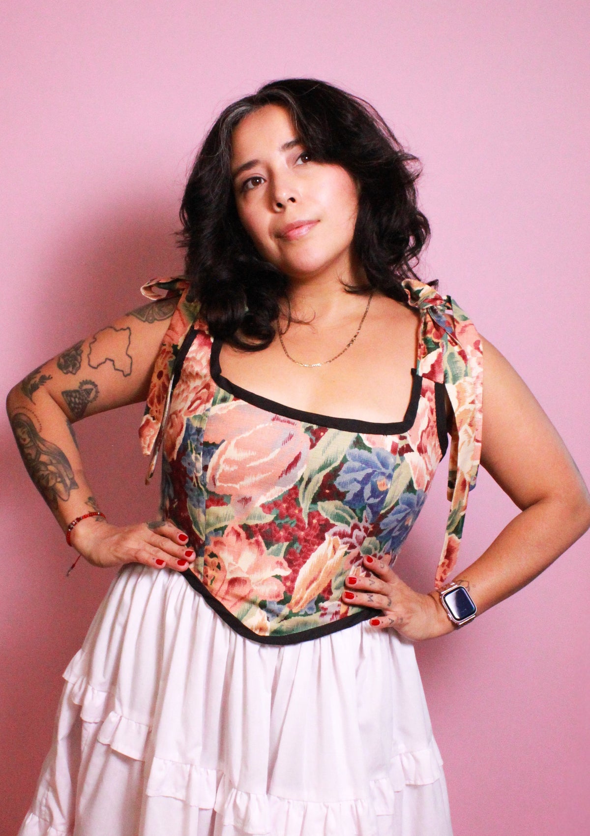 Floral Corset Top