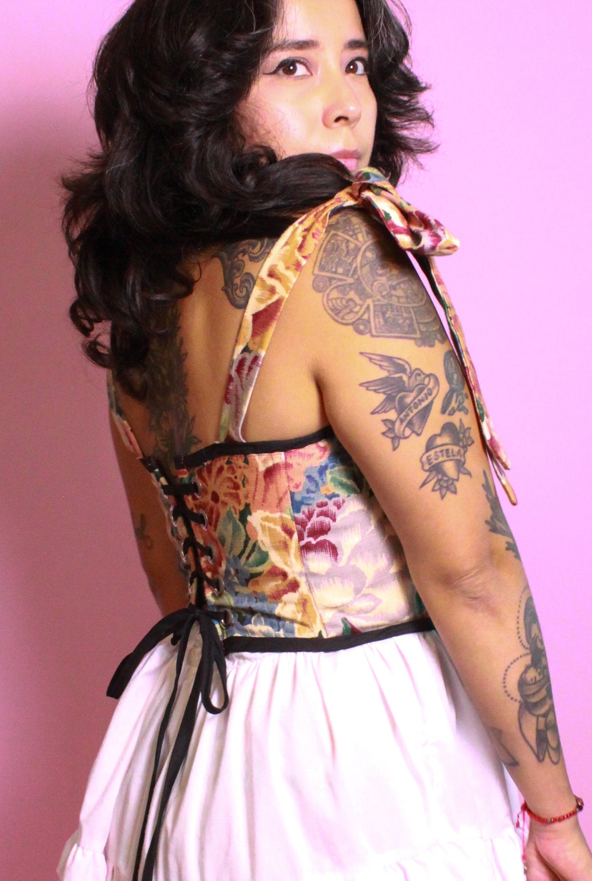 Floral Corset Top