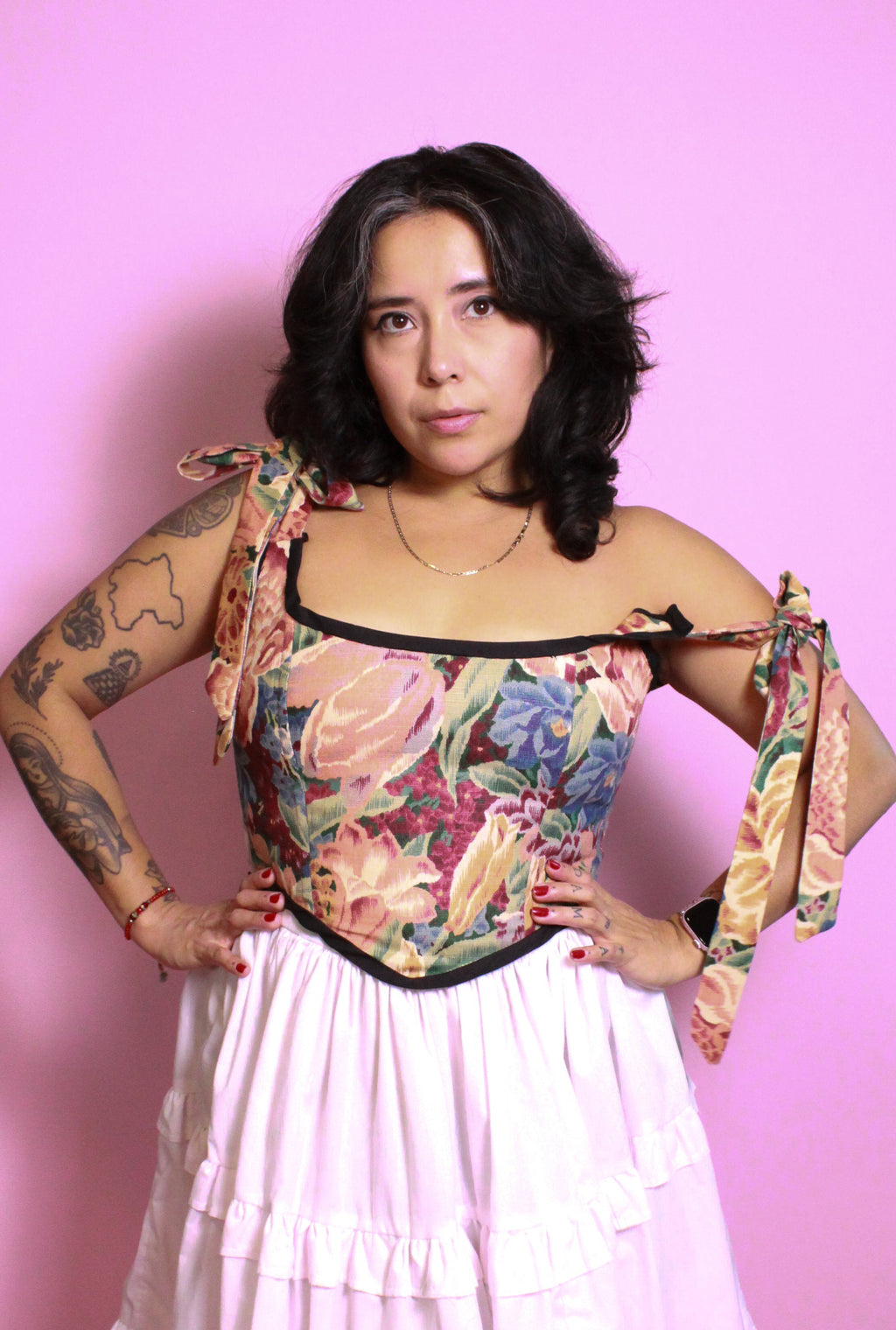 Floral Corset Top