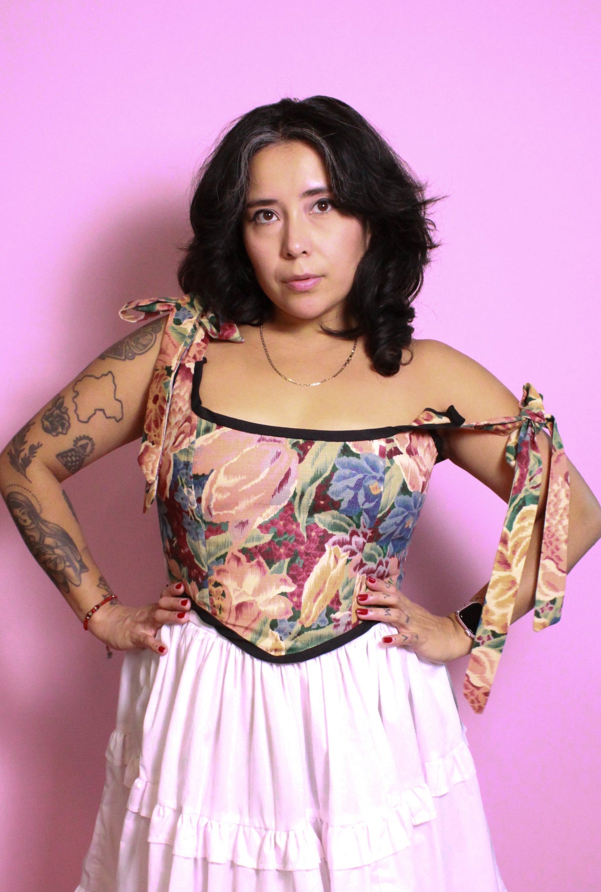 Floral Corset Top