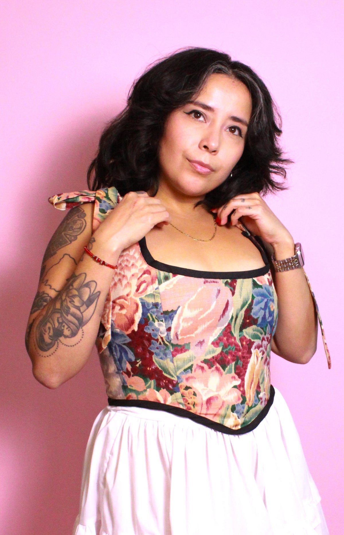 Floral Corset Top